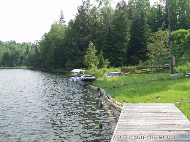 West shore of Malone Bay during the Summer at the cottage,
       Lac des trente et un milles (31 miles lake),
       Bouchette, Quebec